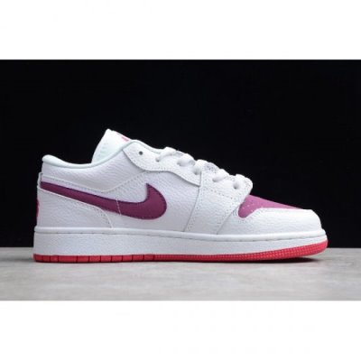 Nike Bayan Air Jordan 1 Aj1 Low Gs Valentine's Day Beyaz Basketbol Ayakkabısı Türkiye - WY8U13B0